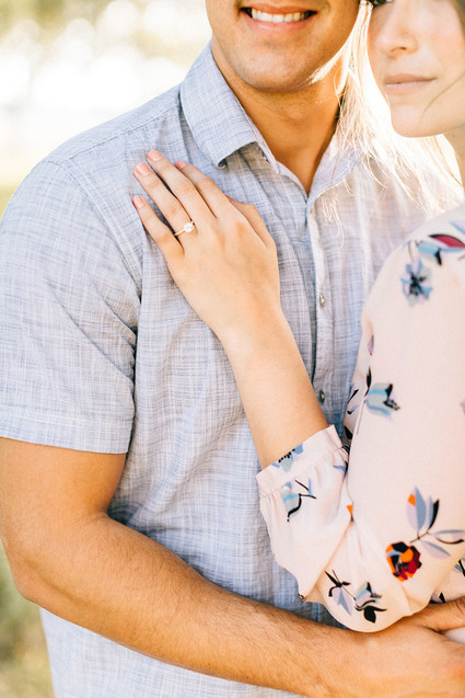 Sunset engagement photos
