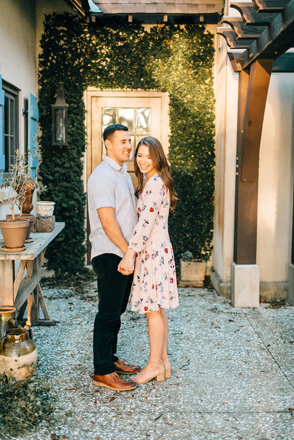 Sunset engagement photos