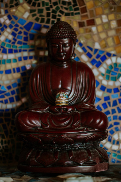 Intimate desert bohemian wedding