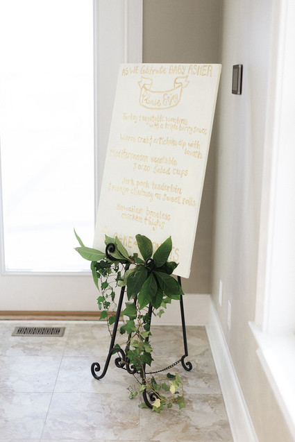 seaside glam baby shower