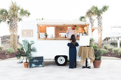 seaside glam baby shower