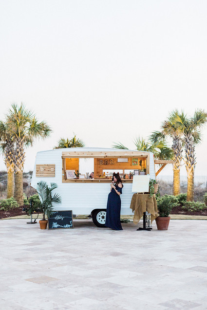 seaside glam baby shower