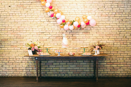 spring floral baby shower