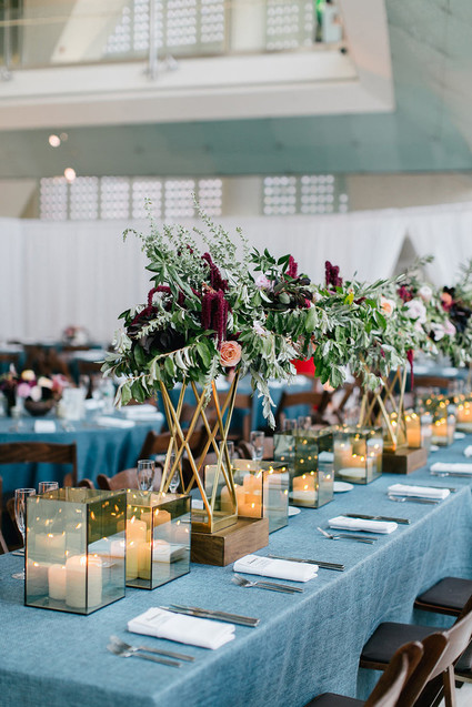 Colorful wedding decor