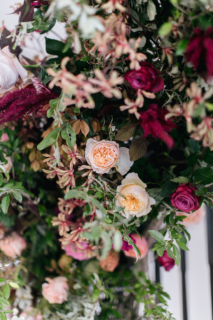 Colorful wedding flowers