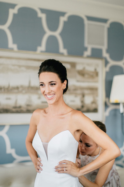 Suzanne Neville wedding dress