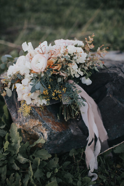 Boho spring bouquet
