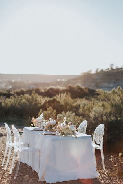 Spring tablescape