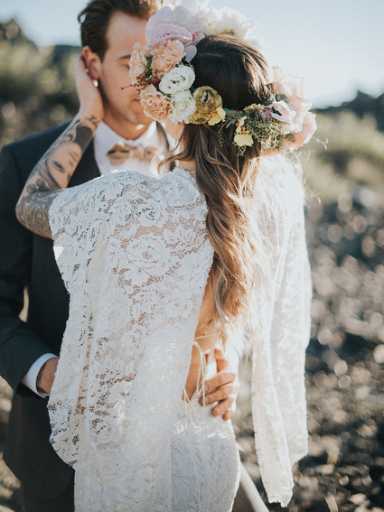 Bohemian floral crown