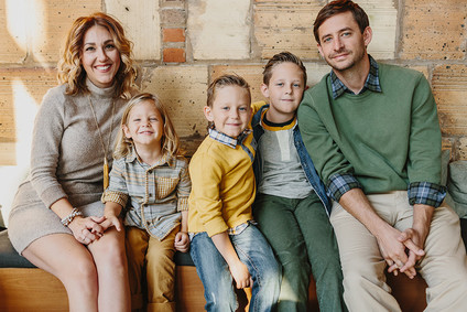 family photos with three boys