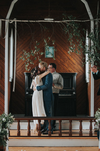 Catskills wedding ceremony