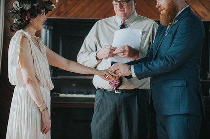 Catskills wedding ceremony