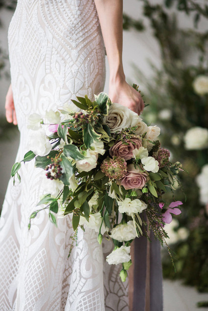 Spring bridal bouquet