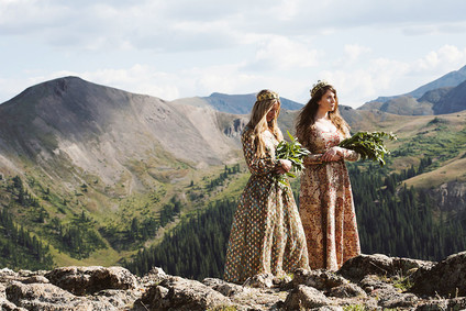 Bohemian bridesmaids