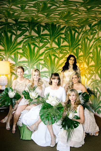 Palm Springs bridesmaids