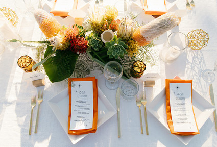 Mid-century place settings