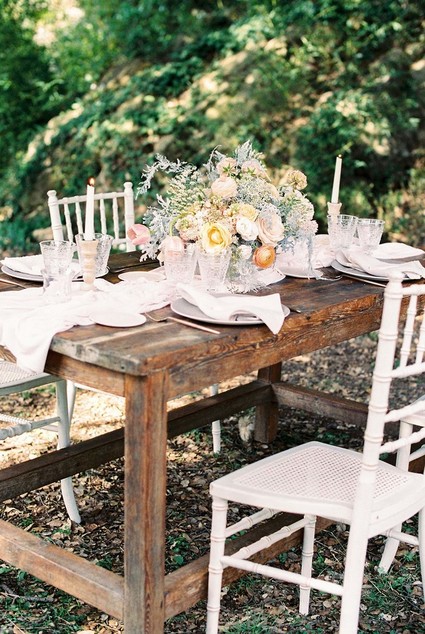 Spring tablescape
