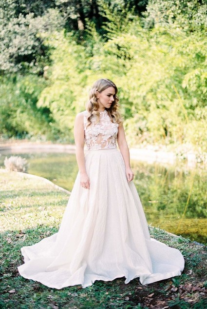 Santos Costar wedding dress