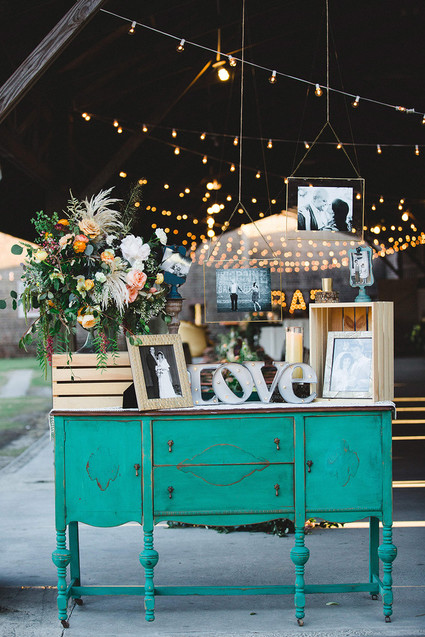 Wedding photo table Inspiration