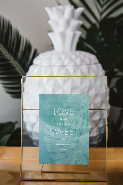 Modern tropical stationery Inspiration