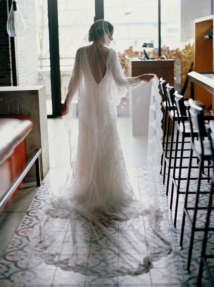 The Mantilla Co. bridal veil
