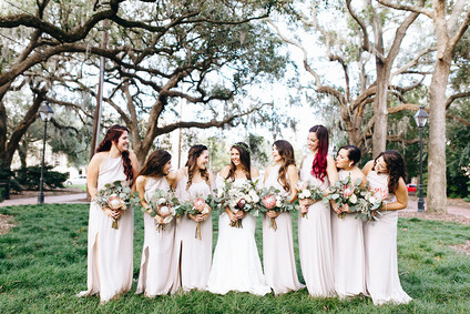 Bohemian bridesmaids