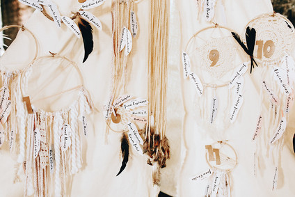 Dreamcatcher table numbers Inspiration