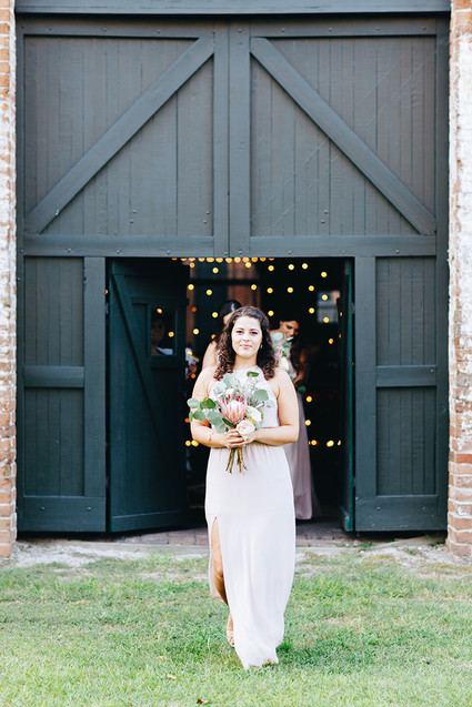 Bohemian wedding ceremony