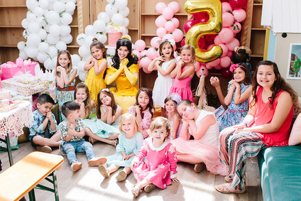 modern beauty and the beast birthday party Inspiration