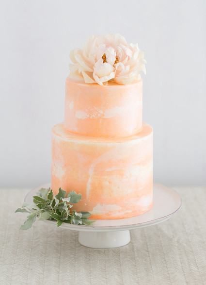 blush wedding cake