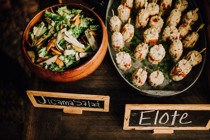 Mexican inspired wedding food