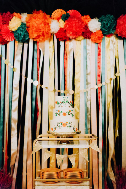 Mexican inspired wedding cake