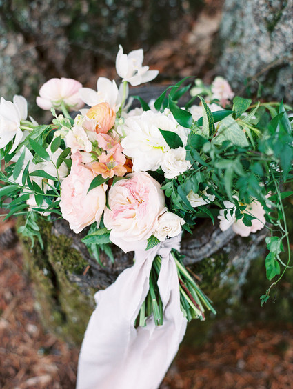 Spring bridal bouquet