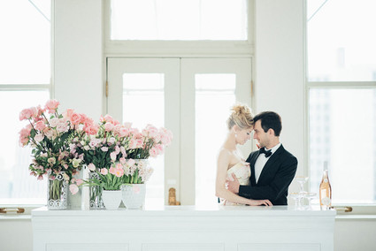 Spring wedding portrait
