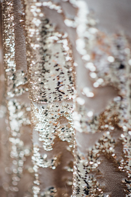 Sequin tablecloth