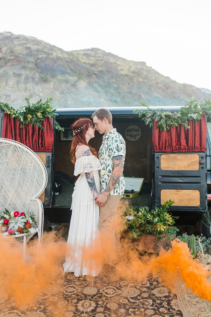 Smoke bomb portrait Inspiration