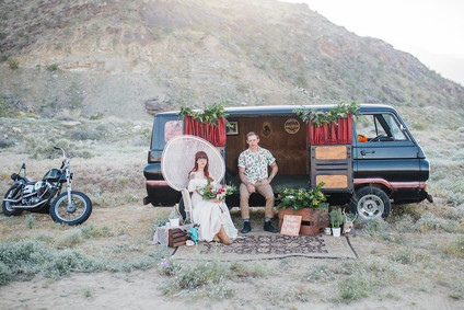 Van wedding portrait