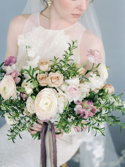 Spring bridal bouquet