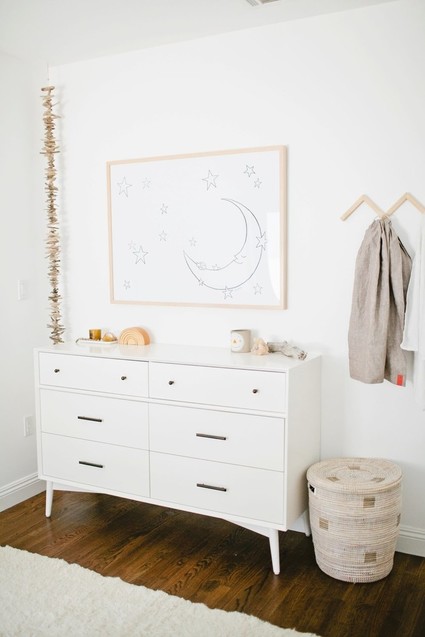 Modern, bright designer nursery by Almost Makes Perfect