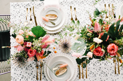 Modern glam table