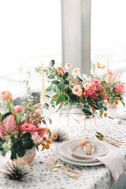 Midcentury inspired flowers Inspiration