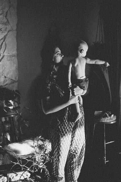 Bohemian mother-son photos