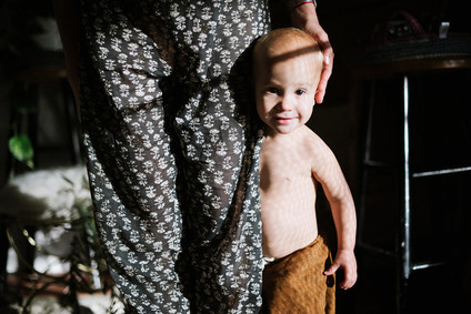 Bohemian mother-son photos