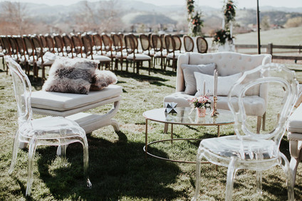 White wedding lounge