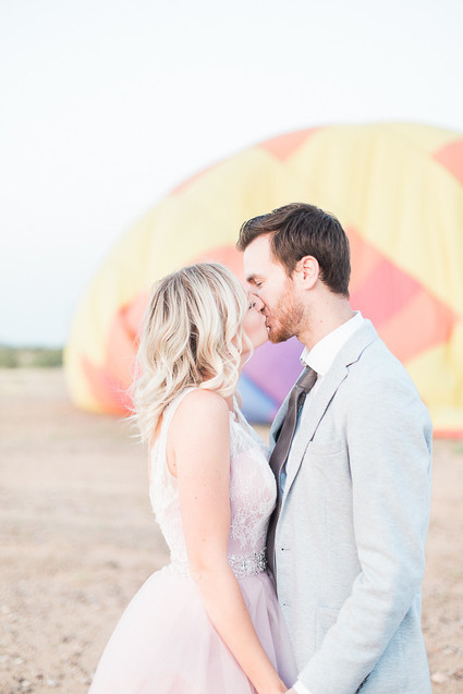 Hot air balloon wedding inspiration