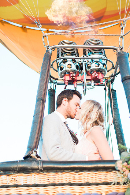 Hot air balloon wedding inspiration