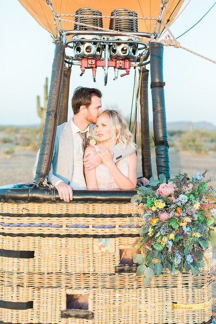 Hot air balloon portrait
