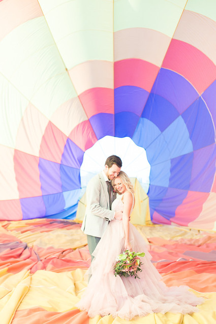 Hot air balloon portrait