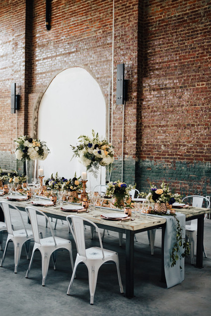 Industrial wedding venue Inspiration