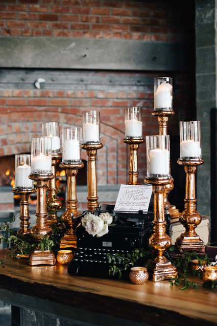 Copper candles Inspiration